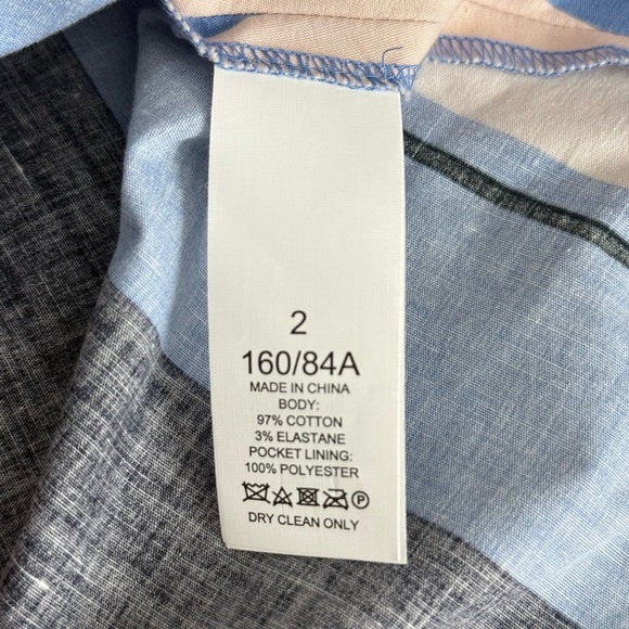 Kate Spade New York Multi Stripe Sleeveless Midi Dress Pink Blue Size 2 - Picture 13 of 14